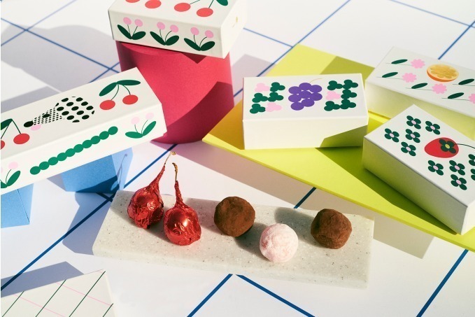 トリュフ｜メリーチョコレートの2018年バレンタイン新作、巨峰や苺を使ったなめらかなフルーツのガナッシュ