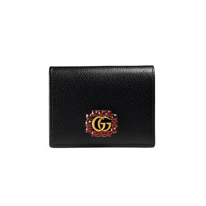 グッチのアイコンバッグ「GGマーモント」ベルベット&クリスタル付きで グッチのアイコンバッグ「GGマーモント」ベルベット&クリスタル付きで