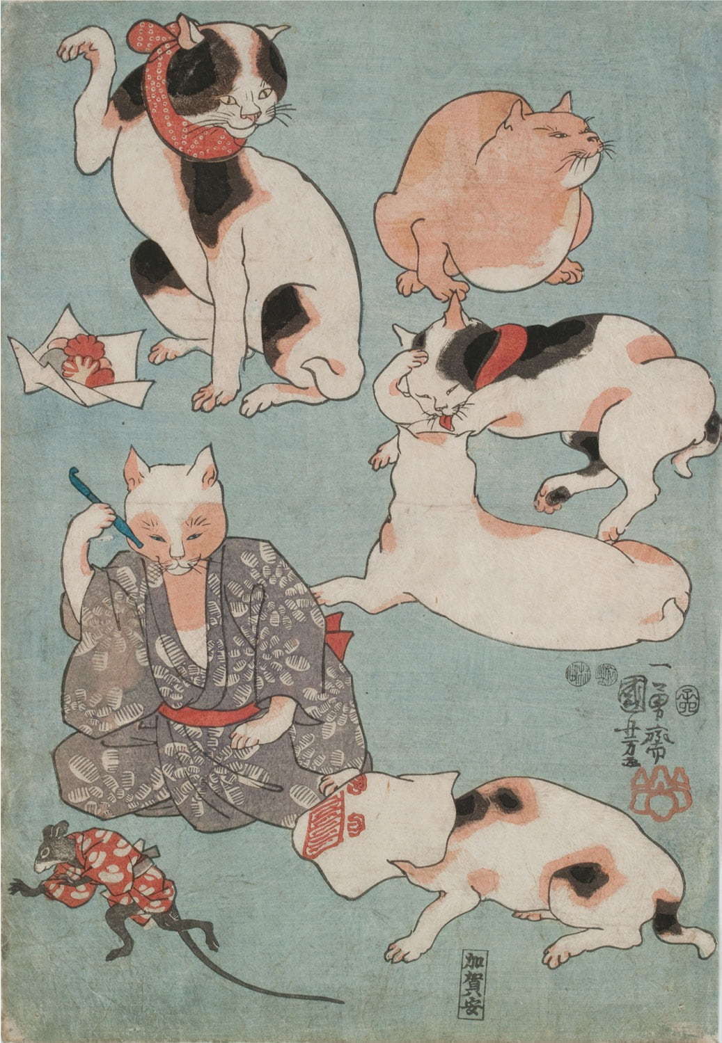 「いつだって猫展」仙台市博物館で、江戸時代の猫ブームを歌川国芳らの浮世絵と共に紹介｜写真1