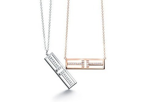 Tiffany T Tiffany&Co. ティファニー Twoオープンバーティカル