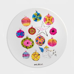 アンディ・ウォーホルのクリスマスプレート＆キャンドル - リースやオーナメント、天使を描いて｜写真3