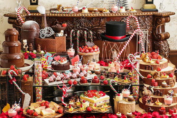 「バレンタインデザートブッフェ」