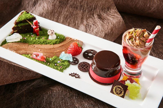 「バレンタインデザートブッフェ」チョコ工場を表現した苺＆チョコスイーツ、八事サーウィンストンホテルで｜写真2
