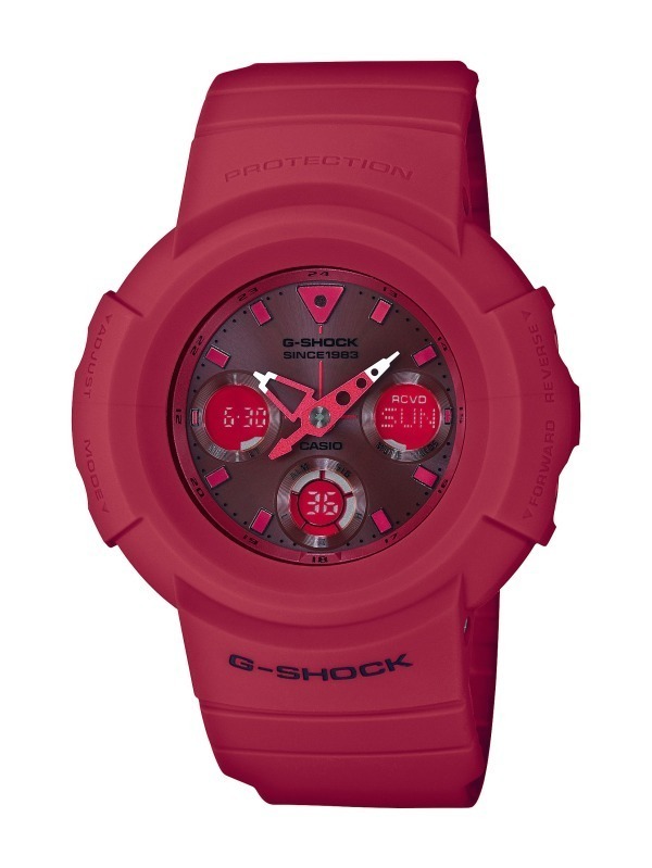 G-SHOCKの新作時計「レッドアウト」ボディ全体をマットな赤に染めた35 