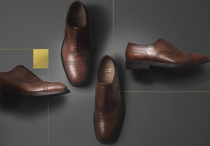 リーガルの限定シューズ「2018年イヤーモデル」イタリア製プレミアムレザーのつややかな光沢
