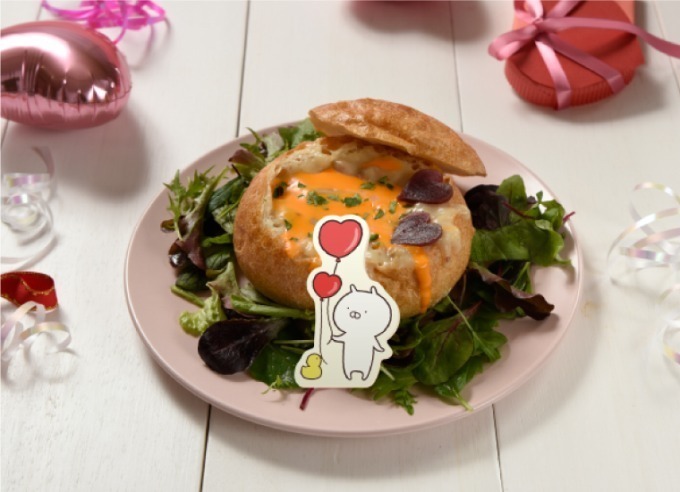 「うさまるカフェ - バレンタイン - 」LINEスタンプ人気キャラの限定カフェが有楽町マルイに | 写真