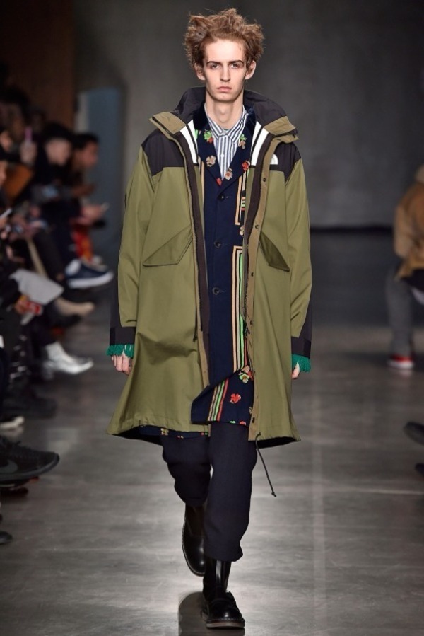 sacai2017-18年秋冬コレクションより