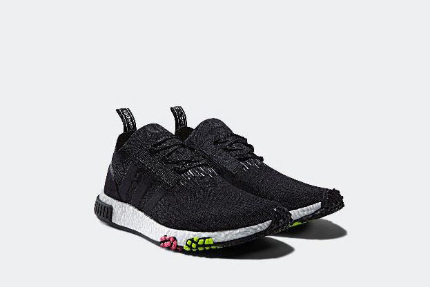 アディダス オリジナルスのスニーカー「NMD」新作、ニット素材にネオンカラーがアクセント