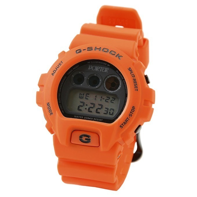 G-SHOCKとポーターのコラボ腕時計、オレンジ×ブラックカラーの限定モデル｜写真1