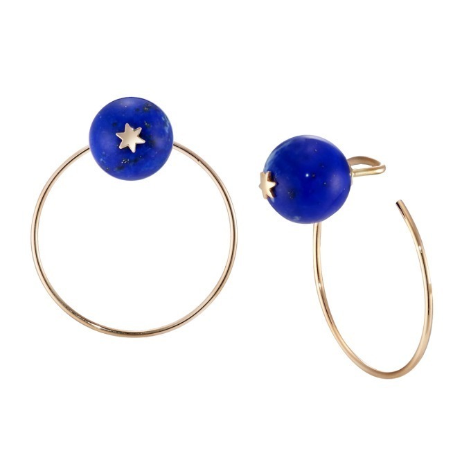 スタージュエリー K10YG アクアマリンピアス スタージュエリーGIRL K10YG アクアマリンピアス