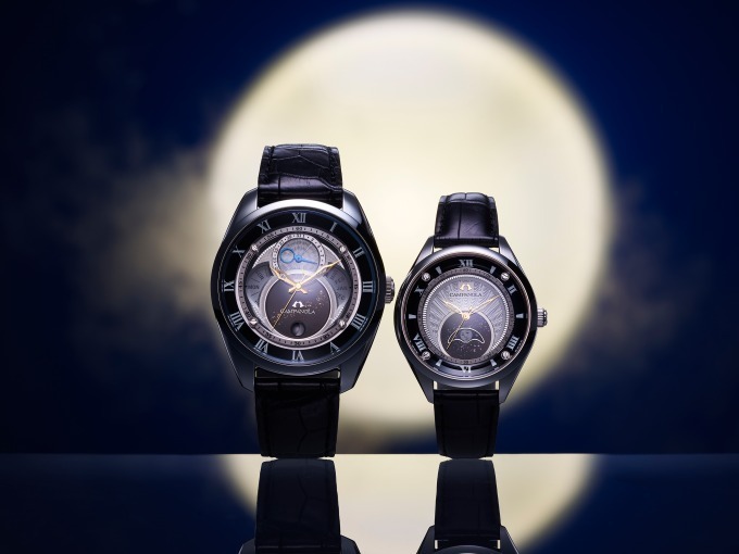 シチズン時計のカンパノラ“月が浮かぶ星空”がテーマの時計、ヴィーナスの2つの表情が示す時の流れ｜写真1