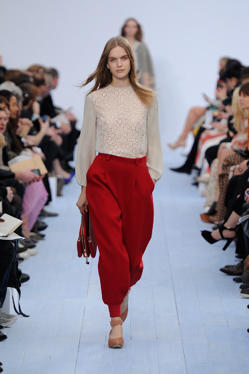 クロエ(Chloé) 2012-13年秋冬コレクション - チャーミングで洗練されたスポーツスタイル | 写真