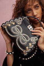 FENDI リボン&パール　コレクション　バックパック FENDI リボン&パールコレクションバックパック