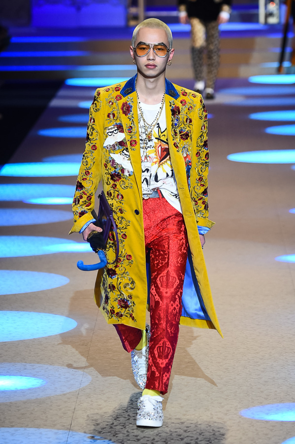 ドルチェ＆ガッバーナ(DOLCE&GABBANA) 2018-19年秋冬メンズコレクション シルエット - 写真66