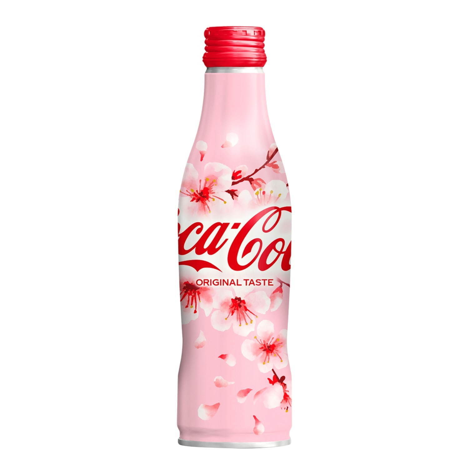 コカ コーラから桜デザインボトル限定発売 ひらひらと舞い落ちるサクラの花をモチーフに ファッションプレス