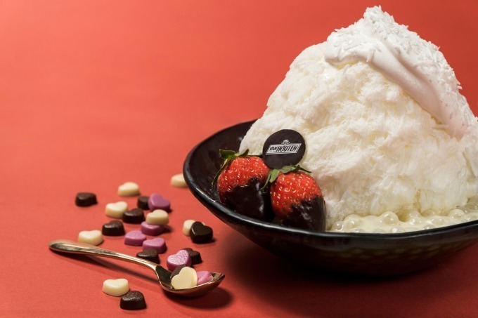 「ホワイトチョコレートかき氷」