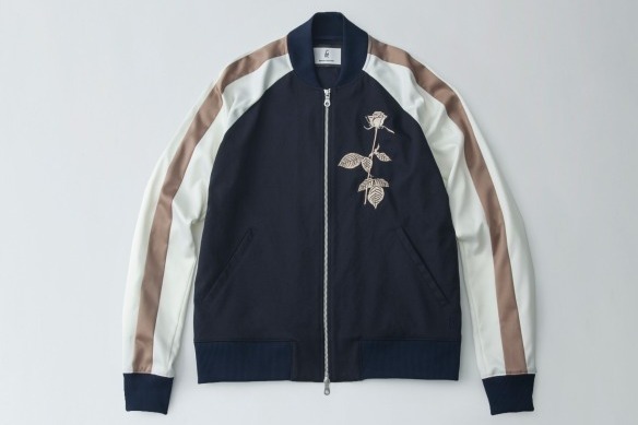 フィット ミハラ ヤスヒロ新作、花柄ストライプのシャツや一輪挿しを刺繍したジャージブルゾン
