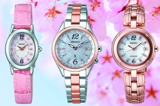 セイコー「 しだれ桜・ソメイヨシノ・雪桜」