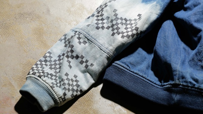 ミスターオリーブ×MUU、80年代漂うチェッカーフラッグペイント＆刺繍の限定ブルゾン｜写真5