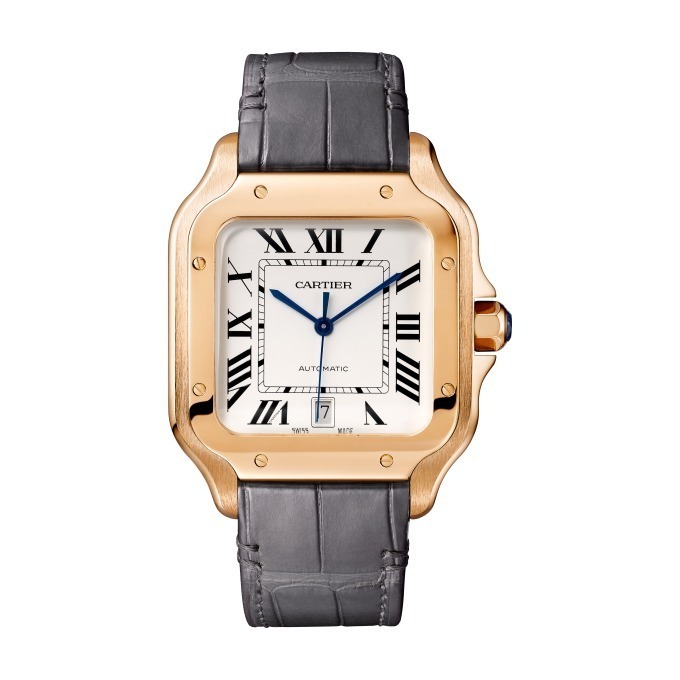 カルティエのメンズウォッチ サントス ドゥ カルティエ 伝説的腕時計がストラップ交換可能に ファッションプレス