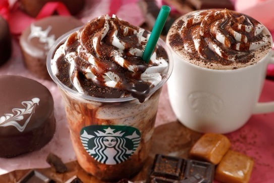 スターバックス「バレンタイン チョコホリック フラペチーノ」