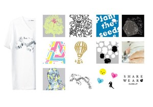 Tシャツから生まれる寄付 - パスザバトン表参道でSHARE WEARの企画展開催｜写真1