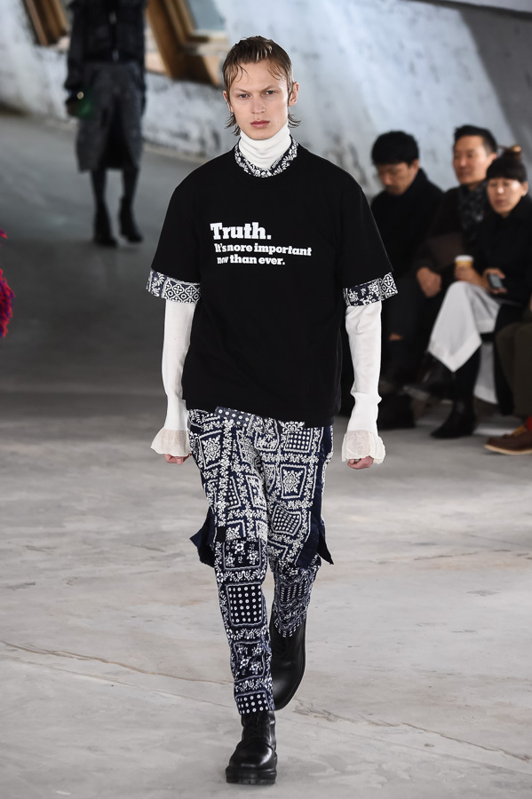 サカイ マン(sacai man) 2018-19年秋冬メンズコレクション シルエット - 写真4