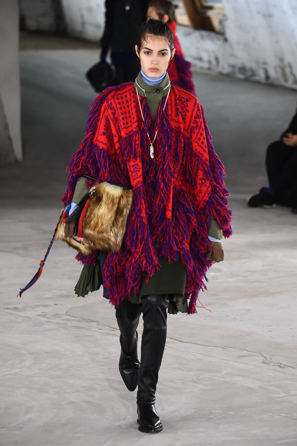 サカイ 2018年プレフォール｜ ポンチョ