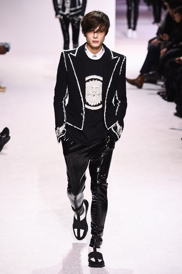 バルマン(BALMAIN) 2018-19年秋冬ウィメンズ&メンズコレクション シルエット - 写真62