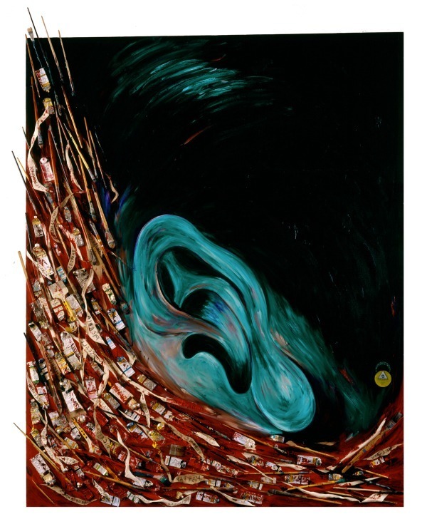 「アーティストの河」1987年 個人蔵