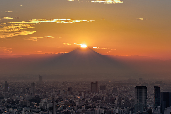 「ダイヤモンド富士」