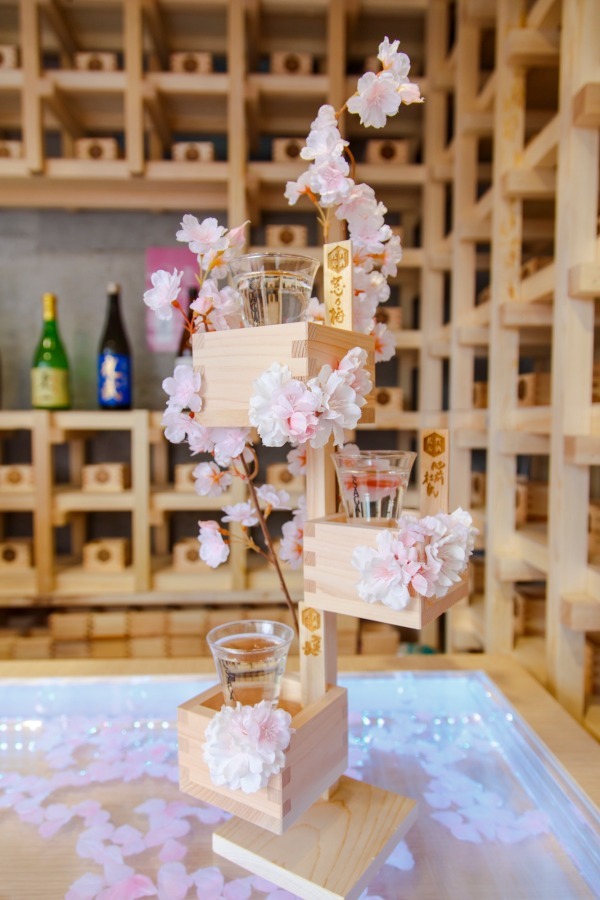 「サクラチルバー」佐賀の日本酒を飲み比べできる限定バーが佐賀に限定オープン、"桜の花びらプール"も｜写真16