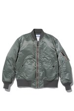 HYKEのビオトープ別注MA-1 - オーバーシルエット＆中綿入り