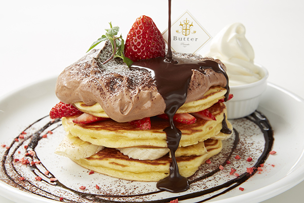 パンケーキ専門店「バター」から生チョコづくしのパンケーキ＆濃厚 