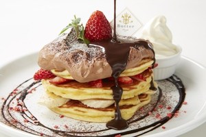 パンケーキ専門店「バター」から生チョコづくしのパンケーキ＆濃厚チョコドリンク｜写真1