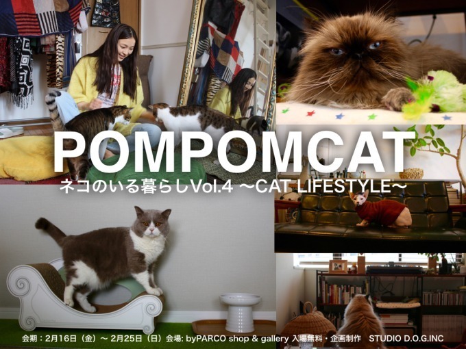 「ネコのいる暮らし展Vol.4  POMPOMCAT」青山バイパルコで、猫の映像や写真&1点物グッズ｜写真15