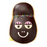 クリスピー・クリーム・ドーナツ×バーバパパ - ストロベリーチョコで作ったピンクの顔のドーナツ｜写真5