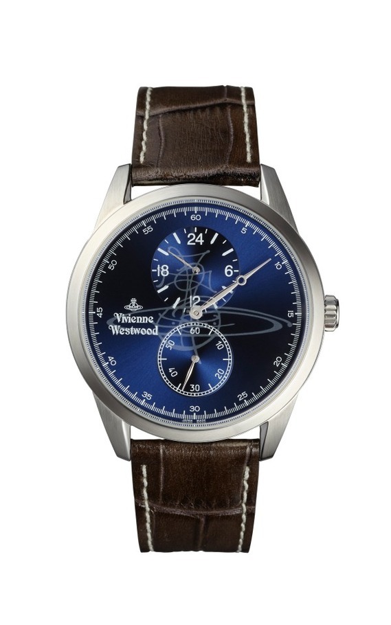 ヴィヴィアン・ウエストウッドの腕時計「MAN CLASSIC」復刻 - ブルー 