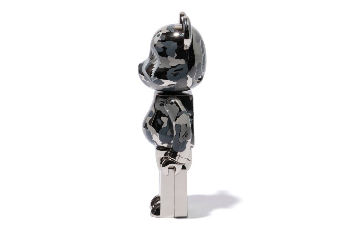 BAPE CAMO SHARK BE＠RBRICK 超合金 silver シルバー ベイプ