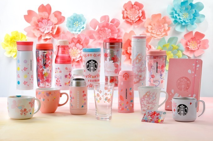 スターバックスの「SAKURAシリーズ」桜モチーフのタンブラーやスタバ