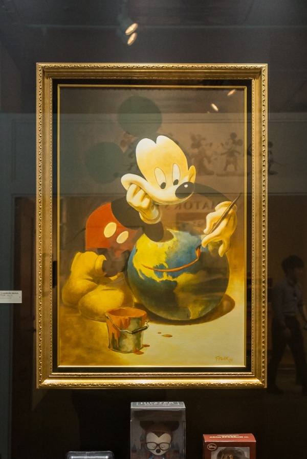 ミッキーマウス80周年時に描かれたミッキーマウスポートレート