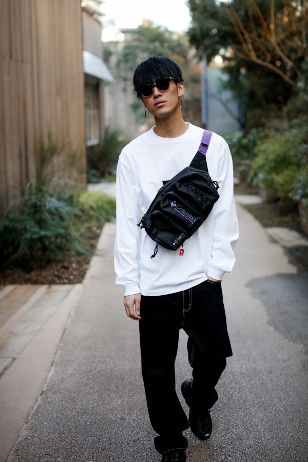 写真13 13 Xlarge コロンビア 90sストリートを感じさせるパープル