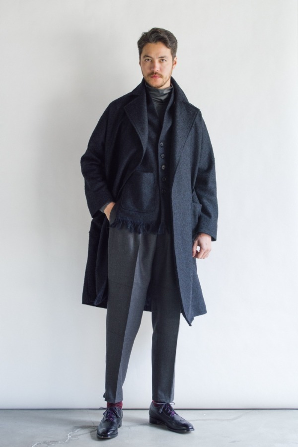 ★RAINMAKER レインメーカー ラップコート 44 ¥69,984 美品 ☆RAINMAKER レインメーカー ラップコート 44 ¥69,984 美品