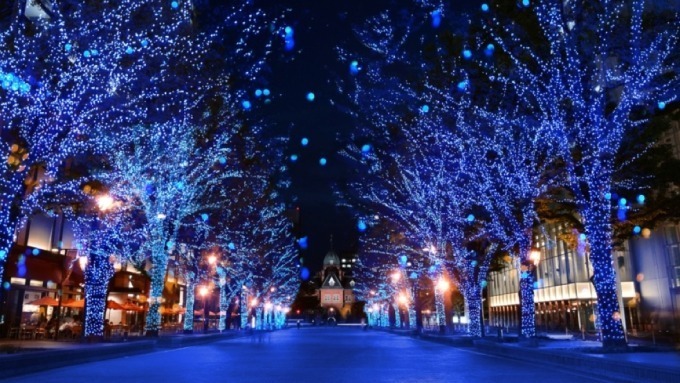 札幌で「青の洞窟 SAPPORO」イルミネーション開催 -「アカプラ」が青一色に｜写真2