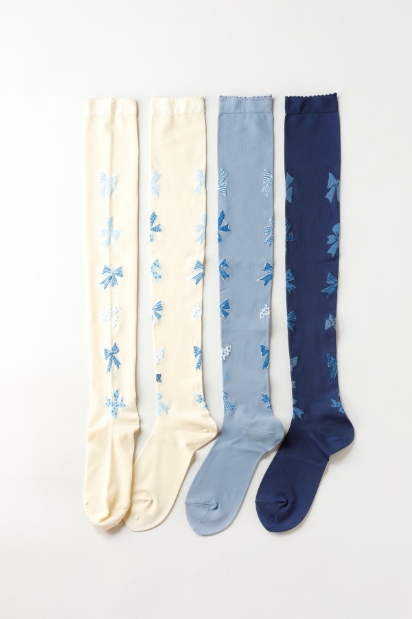 ジェーンマープル18年春の新作 - リボンが躍る爽やかなブルーのワンピースやスカート｜写真33
