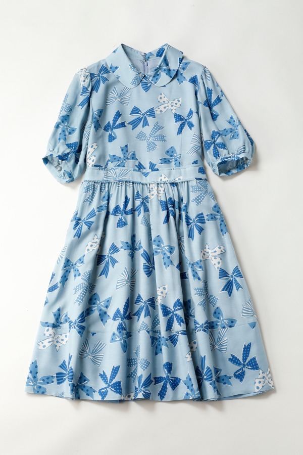 ジェーンマープル18年春の新作 - リボンが躍る爽やかなブルーのワンピースやスカート｜写真27