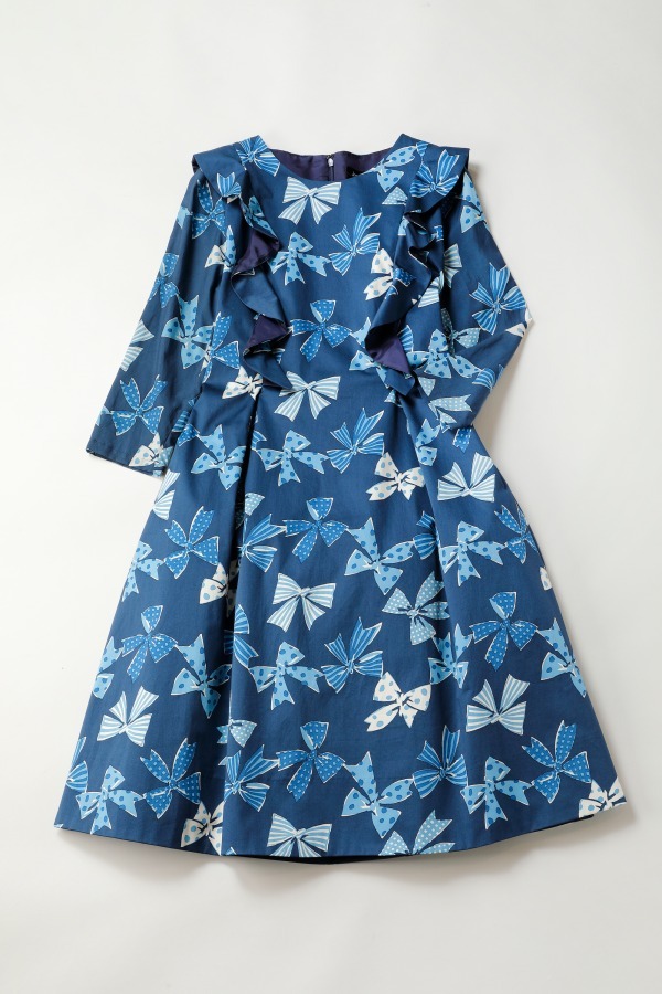 ジェーンマープル18年春の新作 - リボンが躍る爽やかなブルーのワンピースやスカート｜写真31