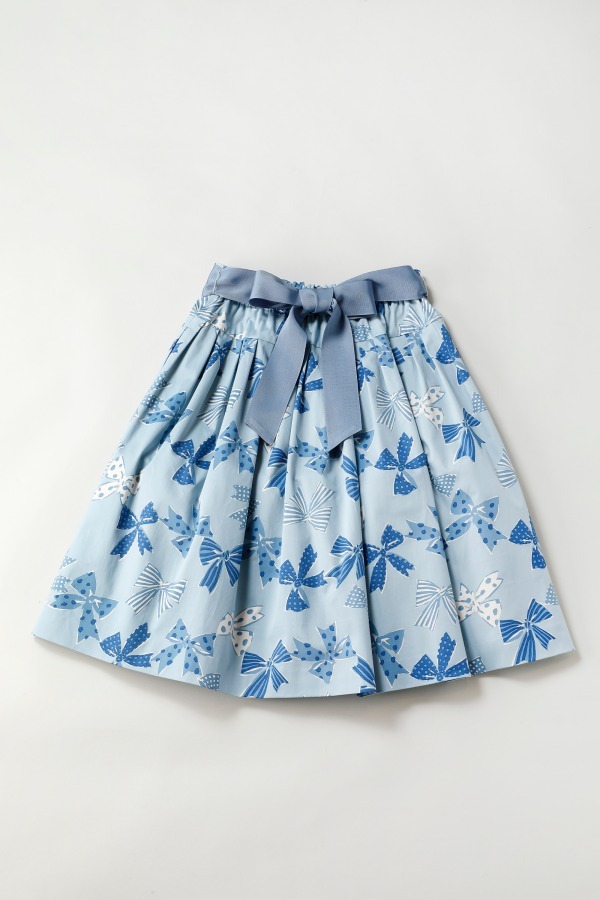 ジェーンマープル18年春の新作 - リボンが躍る爽やかなブルーのワンピースやスカート｜写真21