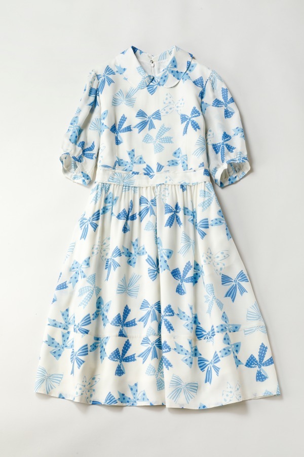 ジェーンマープル18年春の新作 - リボンが躍る爽やかなブルーのワンピースやスカート｜写真26