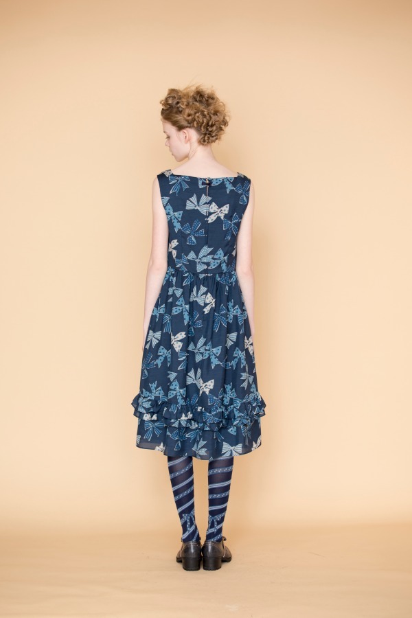 ジェーンマープル18年春の新作 - リボンが躍る爽やかなブルーのワンピースやスカート｜写真13